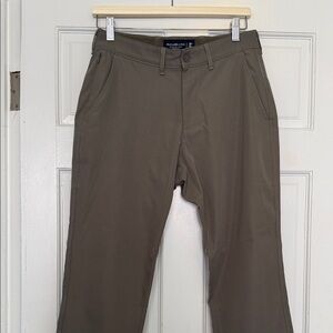Abercrombie & Fitch Men's Olive Green Go To Pants